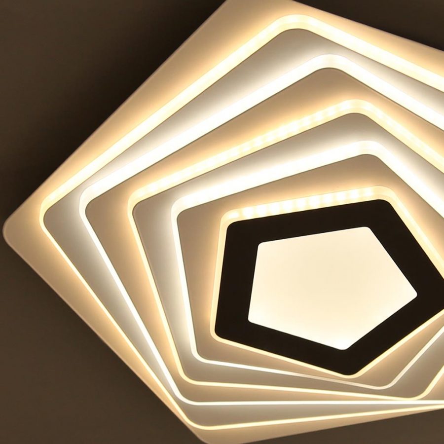 Đèn ốp trần LED mâm kim cương 500x500 Venus WDH020 (60W)