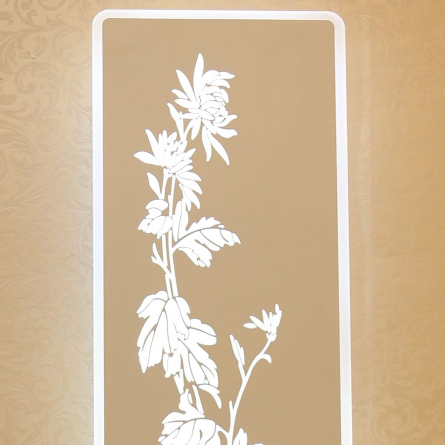 Đèn tường LED hình chữ nhật hoa cúc Venus CI105C