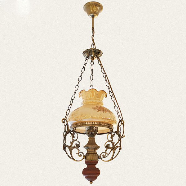 Đèn chùm đồng ngọn đèn dầu cổ điển VENUS 9908/3+1