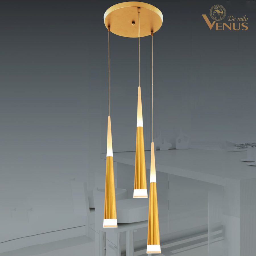 Đèn thả thanh thủy tinh Venus KD6017/3