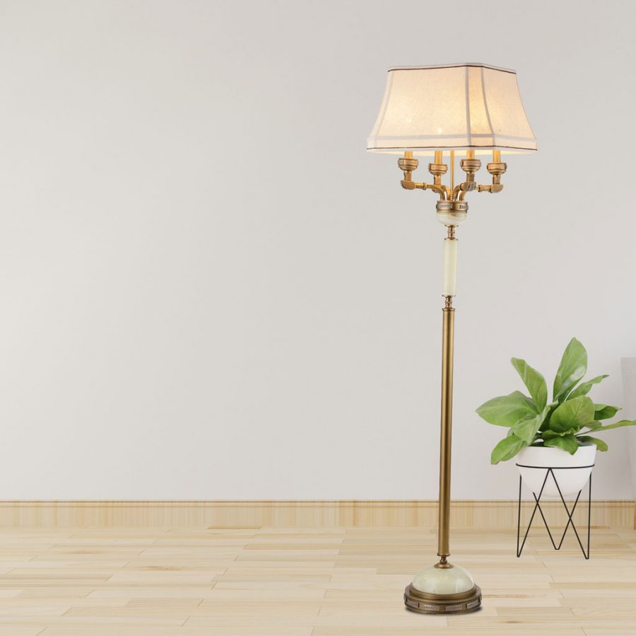 Đèn cây đồng phòng khách bóng nến cổ điển kiểu Pháp Venus 700235-04
