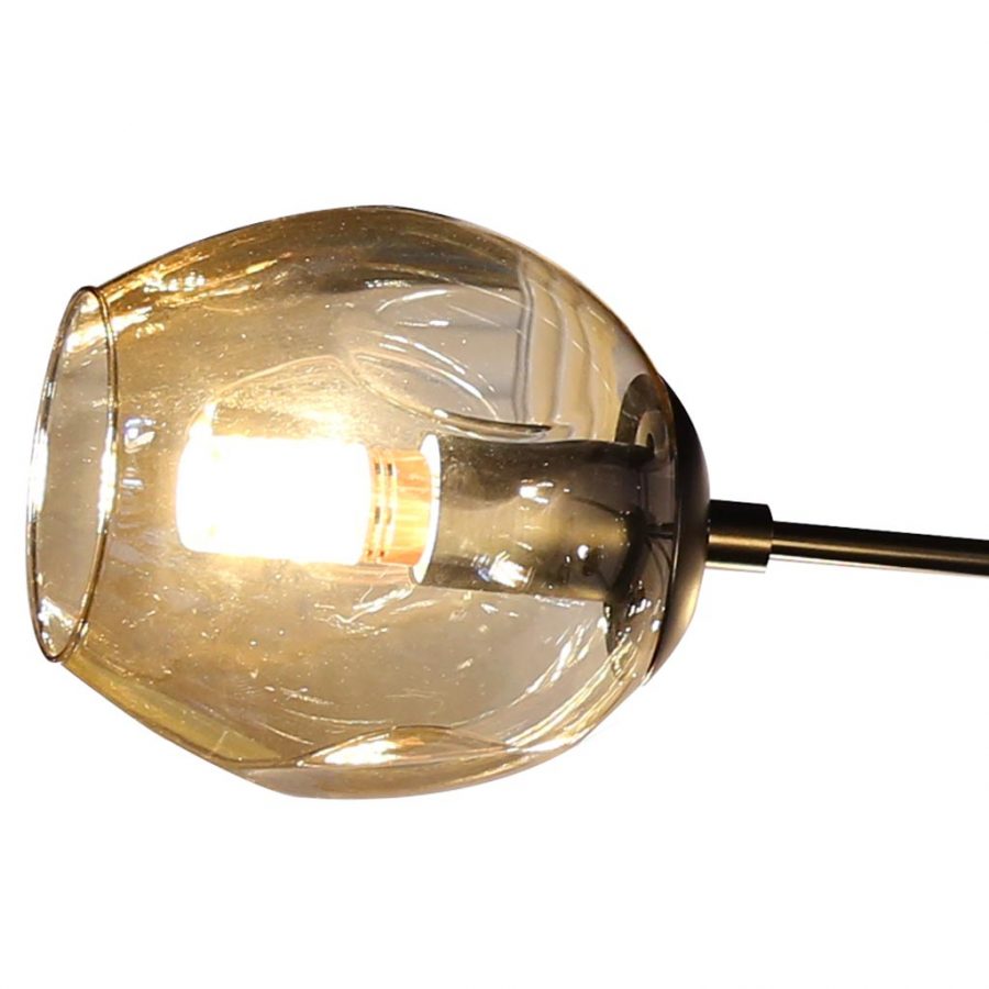 Đèn chùm thủy tinh hiện đại 8 bóng LED (3 chế độ màu) Venus TCN218/8i